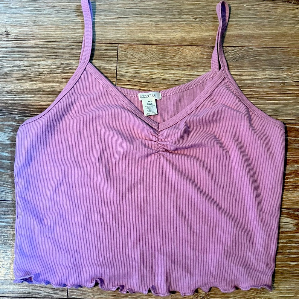 Bozzolo Light Purple Tank Top